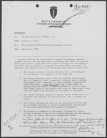 Memo from Anthony C. Stout to William P. Clements, Jr., February 2, 1990