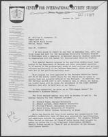Group of documents regarding the Center for Strategic and International Studies in Washington, D.C., March 3, 1977-January 8, 1986