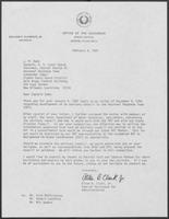 Letter from Allen B. Clark Jr. to J.M. Duke February 4, 1981