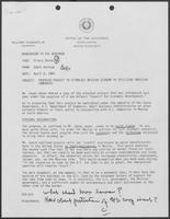 Memo from Eddie Aurispa to William P. Clements regarding proposed project to stimulate Mexican economy by utilizing American companies, April 6, 1982