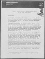 Memo from United States Information Agency regarding public opinion poll of Costa Ricans, June 9, 1983