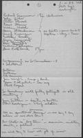 Handwritten meeting notes by William P. Clements, August-December, 1983
