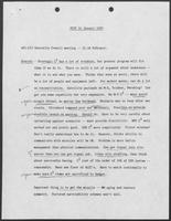 Meeting Notes for the President's Commission on Strategic Forces, January 31, 1983