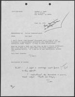 Memorandum from Tom Reed to the President's Commission on Strategic Forces regarding Executive Order, June 14, 1983