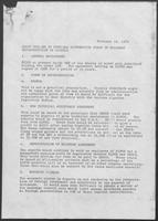 Draft Outline of Possible Alternative Forms of Business Representation in Algeria, February 16, 1979