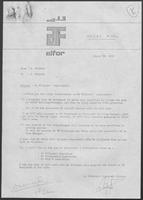 Memo from A. Krissat to T. Million regarding Mr. Wilbanks' replacement, March 18, 1979