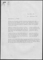 Memo from T. Million to A. Krissat regarding the structure of ALFOR, March 20, 1979