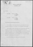 Minutes of a Meeting Held on February 9, 1980
