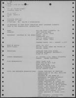 Telex from Walter H. Etherington to Janie Harris and response telex from Janie Harris to Walter H. Etherington, February 7, 1984