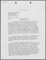 Letter from Tom B. Rhodes to Mr. Lewis, January 15, 1974