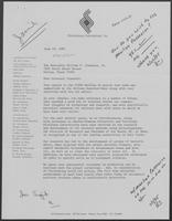 Letter from Marilyn Patterson to William P. Clements, Jr., June 19, 1985