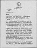 Letter from William P. Clements, Jr. to James A. Michener, June 26, 1981