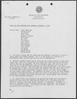 Notes on Staff Meeting Held Thursday, February 1, 1979