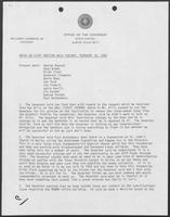 Notes on Staff Meeting Tuesday, February 19, 1980