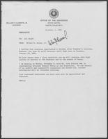 Memorandum from Hilary B. Doran, Jr. to All Staff, November 4, 1982