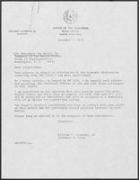 Letter from Governor William P. Clements to Joe Wyatt, Jr., November 12, 1979