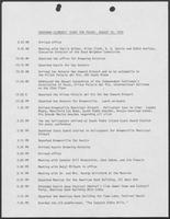 Governor Clements' Diary for Friday, August 10, 1979