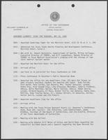 Governor Clements' Diary for Thursday, May 22, 1980