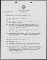 Governor Clements' Diary for Friday, February 27, 1981