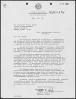 Letter from Lynn Hughes to Hilary Doran regarding non-partisan judicial elections, April 30, 1982