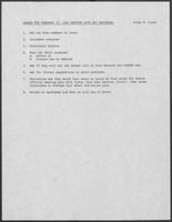 Agenda for February 17, 1981, Meeting with Bay Shrimpers