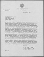 Letter from William P. Clements, Jr. to Gene Jones, September 8, 1980