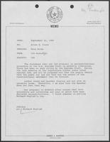 Memo from Jim Kaster to Allen Clark regarding I&R, September 23, 1980