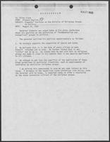 Memo from Richard English to Allen Clark regarding Clements' Position on the Activity of Religious Groups in Politics, August 22, 1980