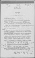 Draft Executive Order WPC-19 Establishing the Governor's Flood Control Action Group