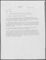 Memo from Jim Cicconi to Doug Brown regarding HB 1146, the State Aircraft Pooling Act (attached), May 31, 1979