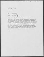Memo from Ed Vetter to Doug Brown regarding Energy Impacted Area Development Assistance Program, July 2, 1979