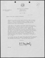 William P. Clements Jr. form letter to Brother Roloff supporters, July 12, 1979