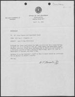 Letter from William P. Clements Jr. to All State Agency and Department Heads regarding Good Friday Observance, April 10, 1979