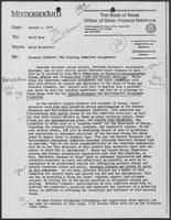 Memo from David Nesenholtz to David Dean, January 4, 1979