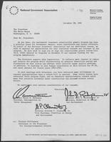 Letter from Scott M. Matheson, John D. Rockefeller, and Bill Clements, to Ronald Reagan, December 28, 1981