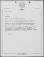 Memorandum from Allen B. Clark to Bill Clements, June 1, 1981