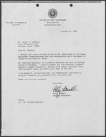 Letter from Polly Sowell to Truett L. Hawkins, October 29, 1982