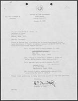 Letter from William P. Clements, Jr. to George Strake, October 9, 1979