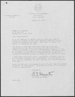 Letter from William P. Clements, Jr., to Judge K.P. Bryant, August 18, 1980