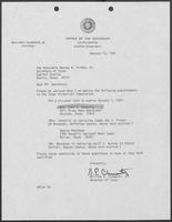 Letter from William P. Clements to George W. Strake, January 13, 1981