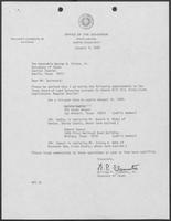 Appointment letter from William P. Clements Jr. to George Strake, January 9, 1980
