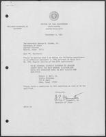 Appointment Letter from William P. Clements to George W. Strake, Jr., September 9, 1981