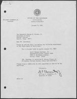 Appointment Letter from William P. Clements to George W. Strake, Jr., October 6, 1981