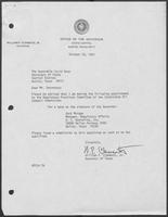 Appointment Letter from William P. Clements to David Dean, October 22, 1981