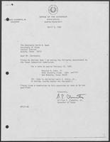 Appointment Letter from William P. Clements to David Dean, April 9, 1982