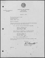Appointment Letter from William P. Clements to David Dean, January 5, 1983