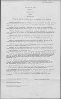 Resolution Calling for Reduction in the Number of State Employees, undated