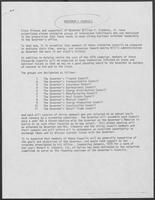 Report regarding Governor's Councils