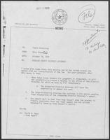 Memo from Dary Stone to Tobin Armstrong regarding Hidalgo County District Attorney, October 18, 1979