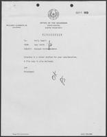 Correspondence between William P. Clements, Jr. to Yoram Ben Ami, September 7 1982